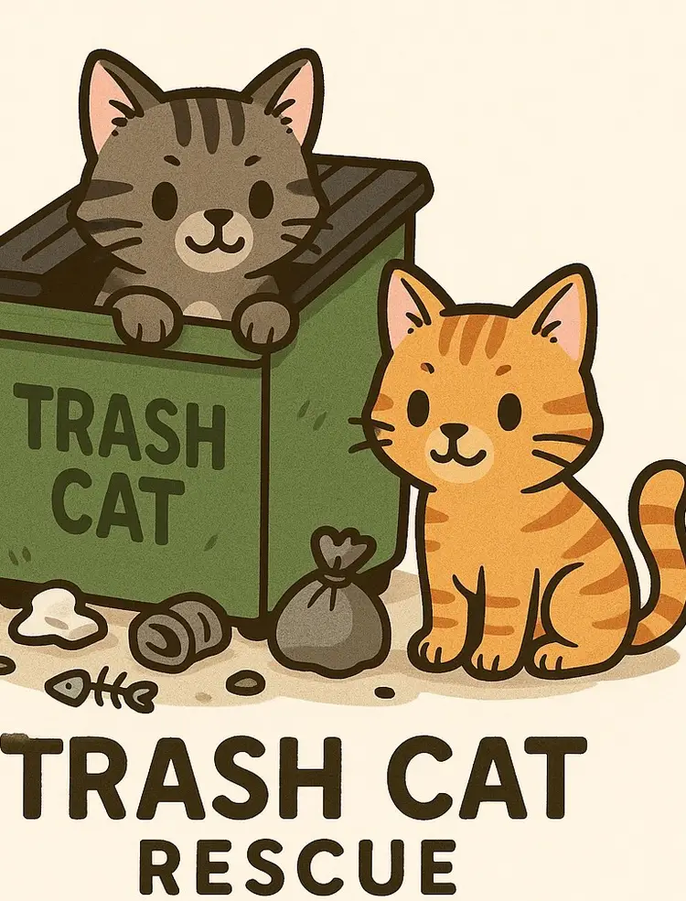 Trash Cat Tupperware! 
