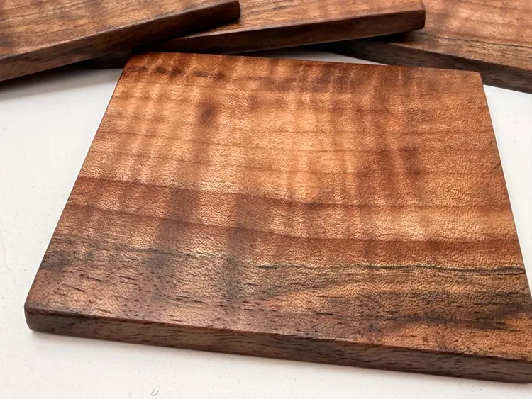 Bastogne Walnut Coasters
