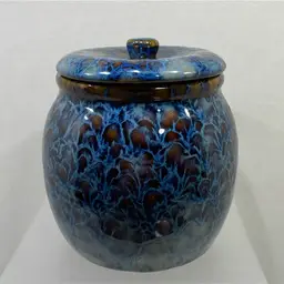 Studio Art Pottery Lidded Jar