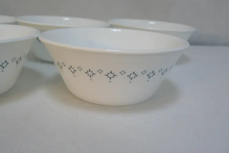 Corelle Dinnerware Boutique Evening Lattice 21.5 oz Soup Cereal Bowls Set-5 RARE