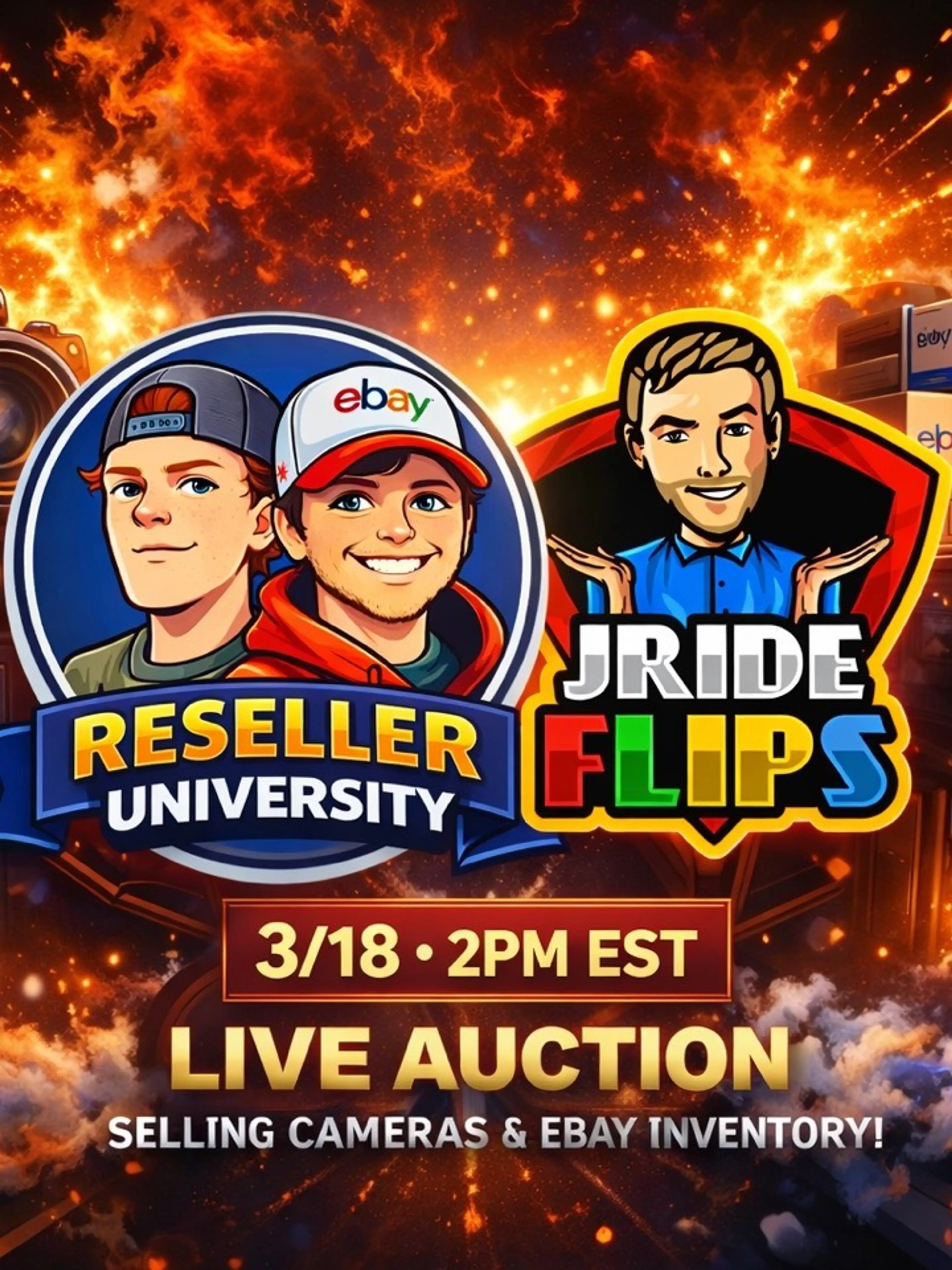 EBAY INVENTORY WITH JRIDE FLIPS 