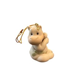 Precious Moments 1995 “ Hippo Holly Days” Christmas Ornament