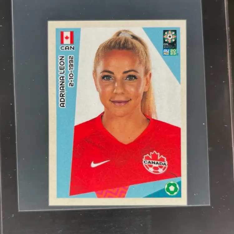 Adriana Leon 2023 Panini Women’s World Cup Sticker Canada Soccer Card