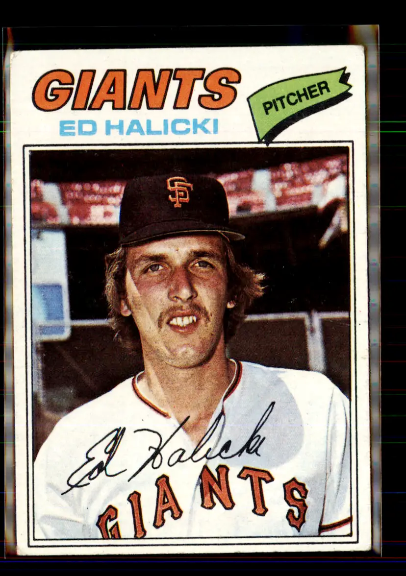 Ed Halicki 1977 Topps #343 - (144) - San Francisco Giants