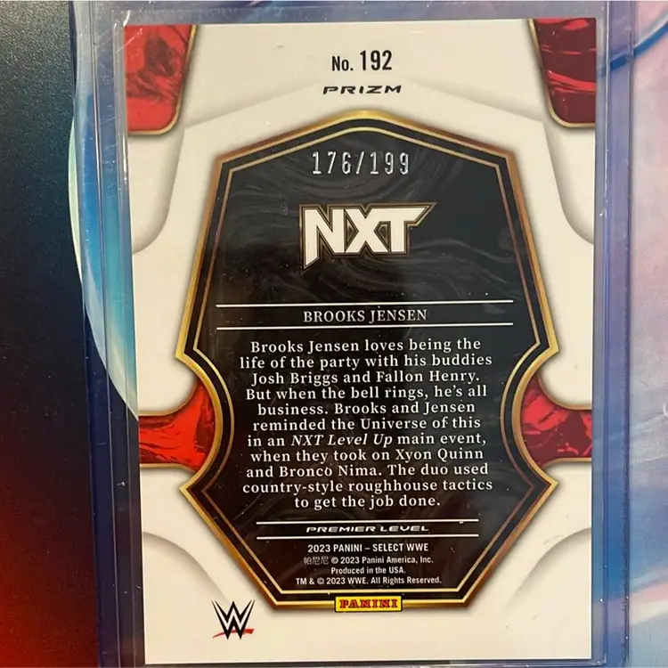 Brooks Jensen WWE Select 2023 Blue 176/199