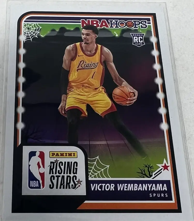 2023-2024 Panini Haunted Hoops Riding Stars #282 Victor Wembanyama Rookie Card