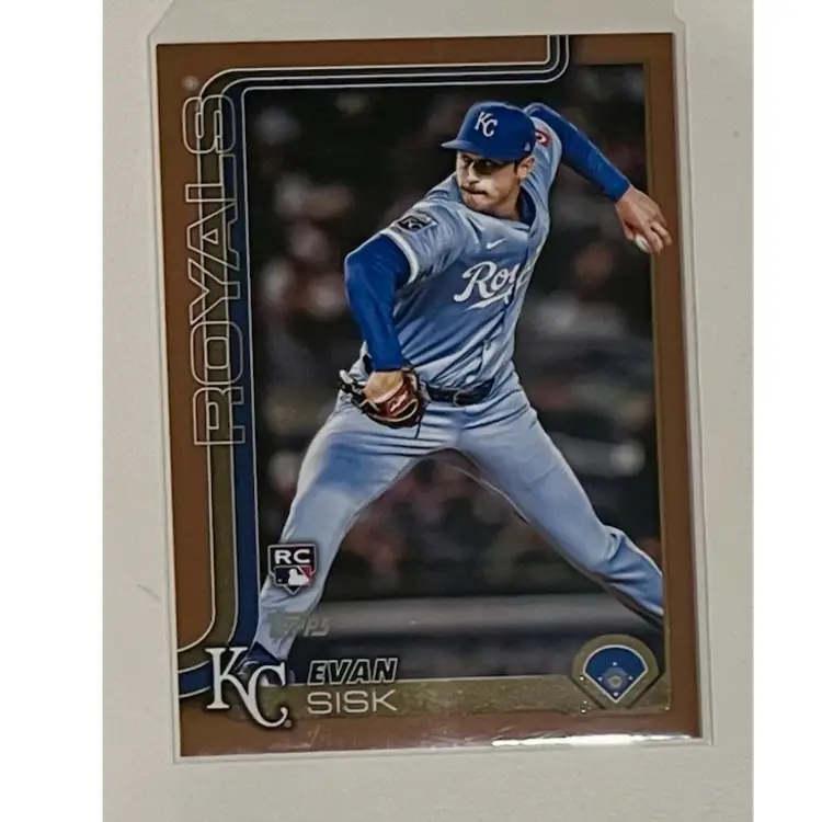 Evan Sisk RC Topps Gold /2025 Kansas City Royals
