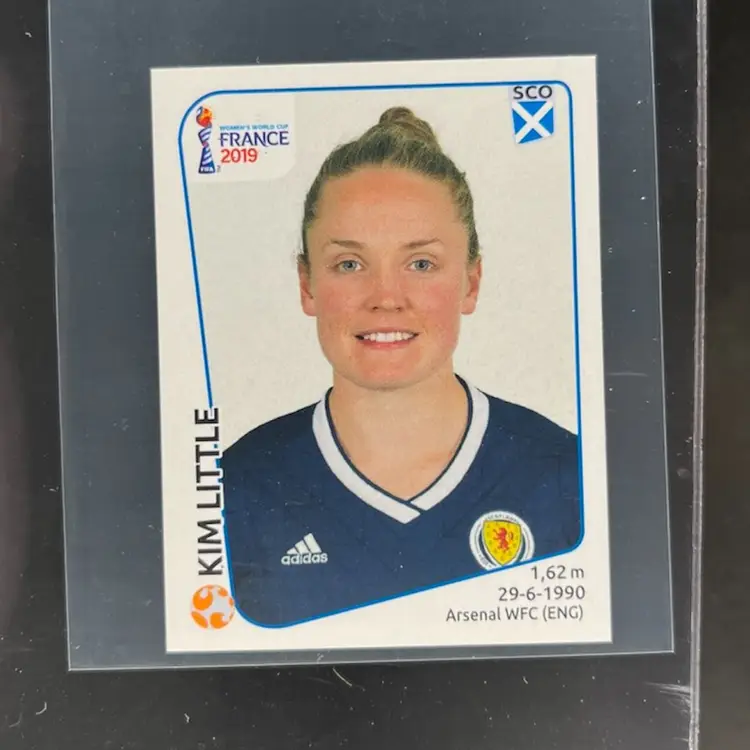 Kim Little 2019 Panini Women’s World Cup Sticker Scotland Soccer Card