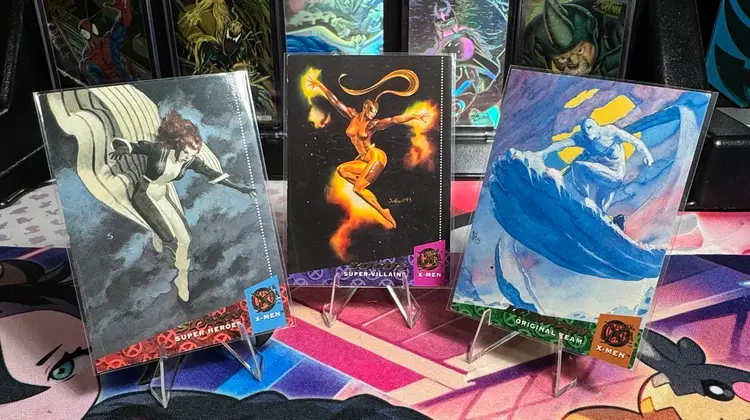 1994 Fleer Ultra Marvel 3 Card lot Featuring Siryn, Locus, And Iceman