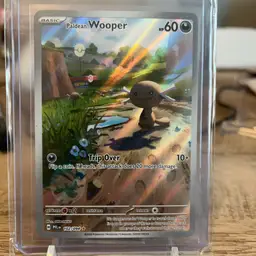 Paldean Wooper, Illustration Rare Phantasmal Flames set, 102/094