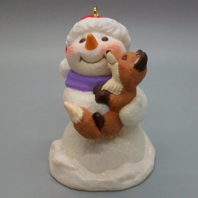 Hallmark Keepsake Ornament Collector Series 1999 Snow Buddies Fox in Box #2 in Series