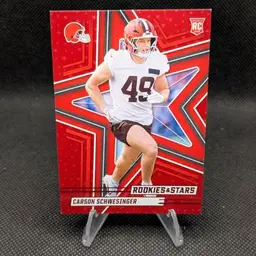 Carson Schwesinger 2025 Panini Rookies & Stars Red Rookie RC #112 - Cleveland Browns