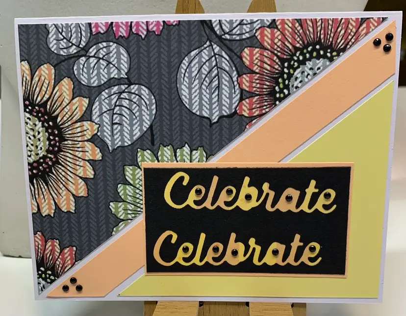 Birthday celebration greeting card