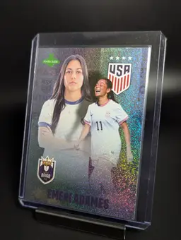 2025 Parkside NWSL/USWNT Club and Country Shimmer Foil Emari Adames Seattle Reign