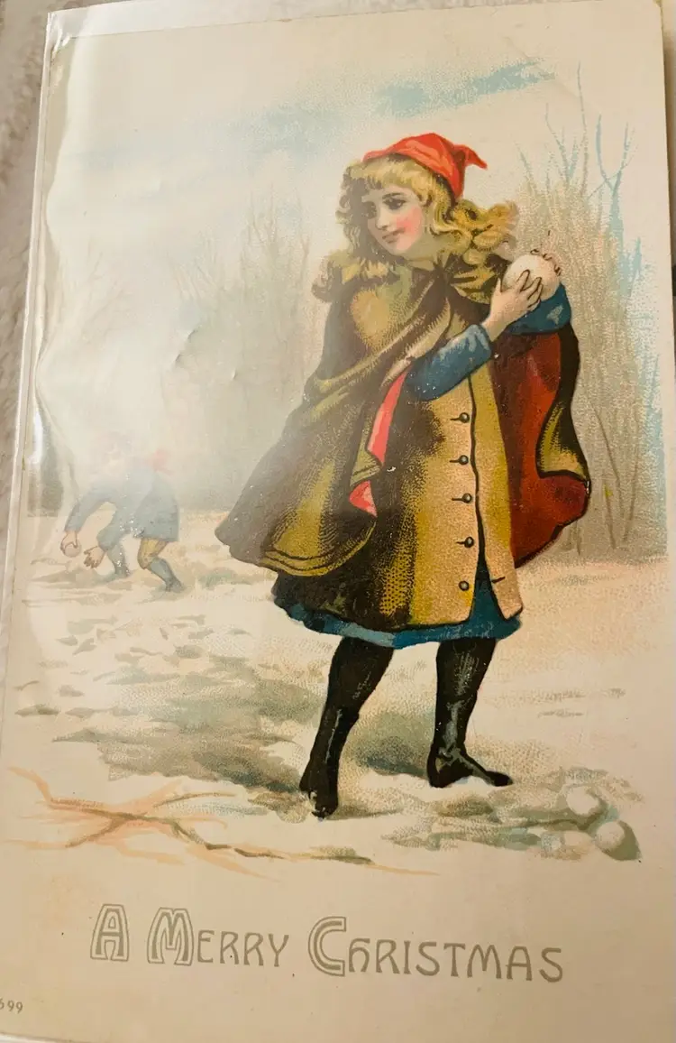 #4 Antique Christmas Postcards