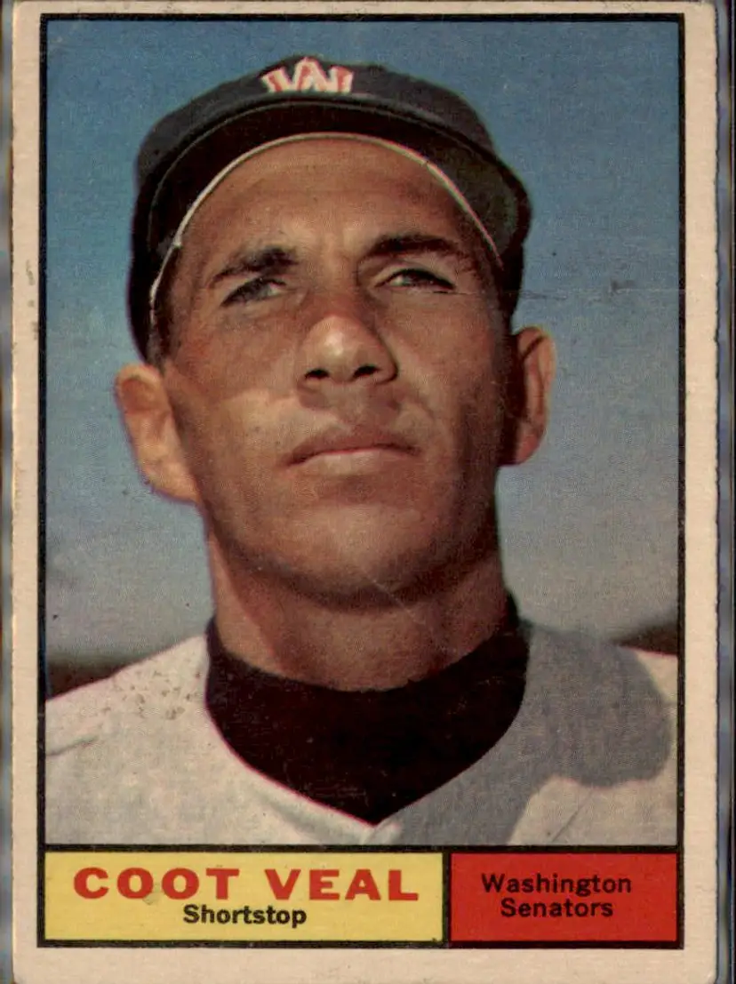 1961 Topps #432 Coot Veal - ( ) - Washington Senators