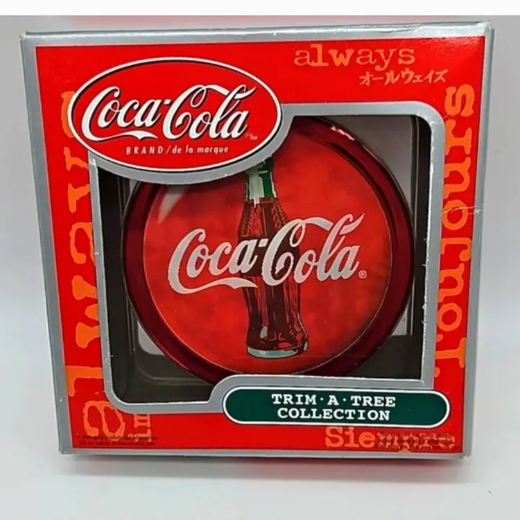COCA-COLA lenticular holiday ornament