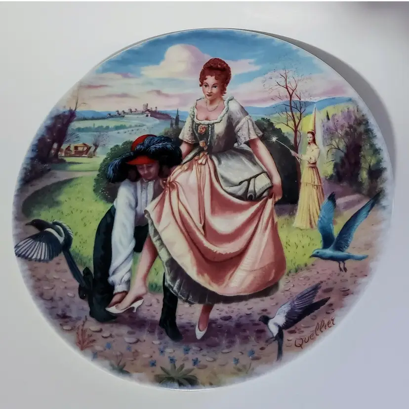 Vintage French Cinderella Limoges Collector Plate