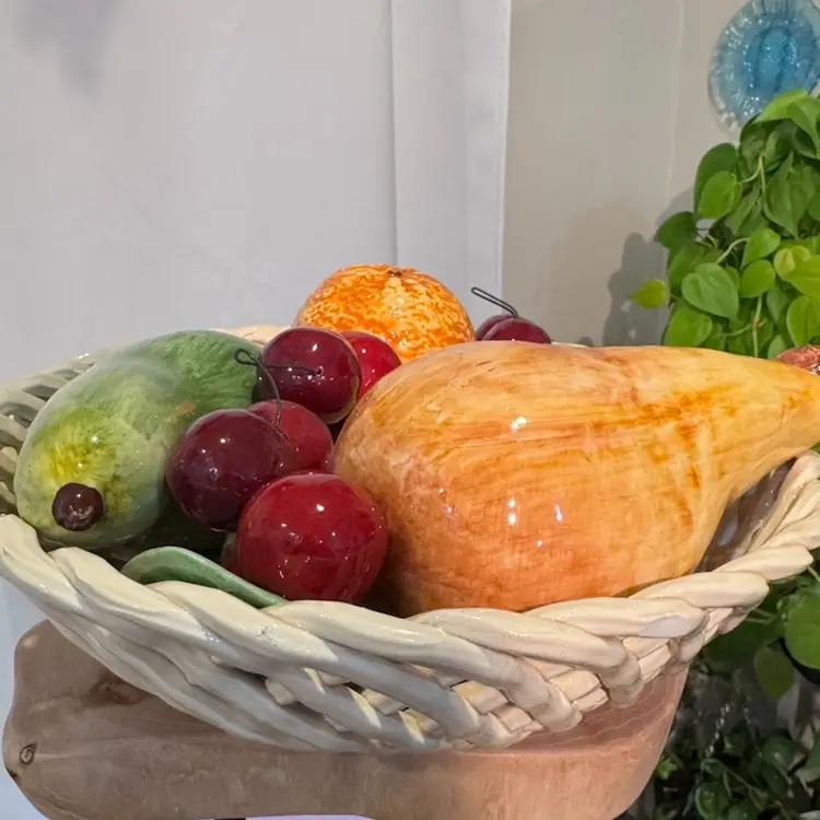 Hand Painted Italian Fruit Bowl