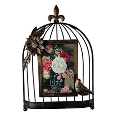 020 Upcycled Bird Floral Frame