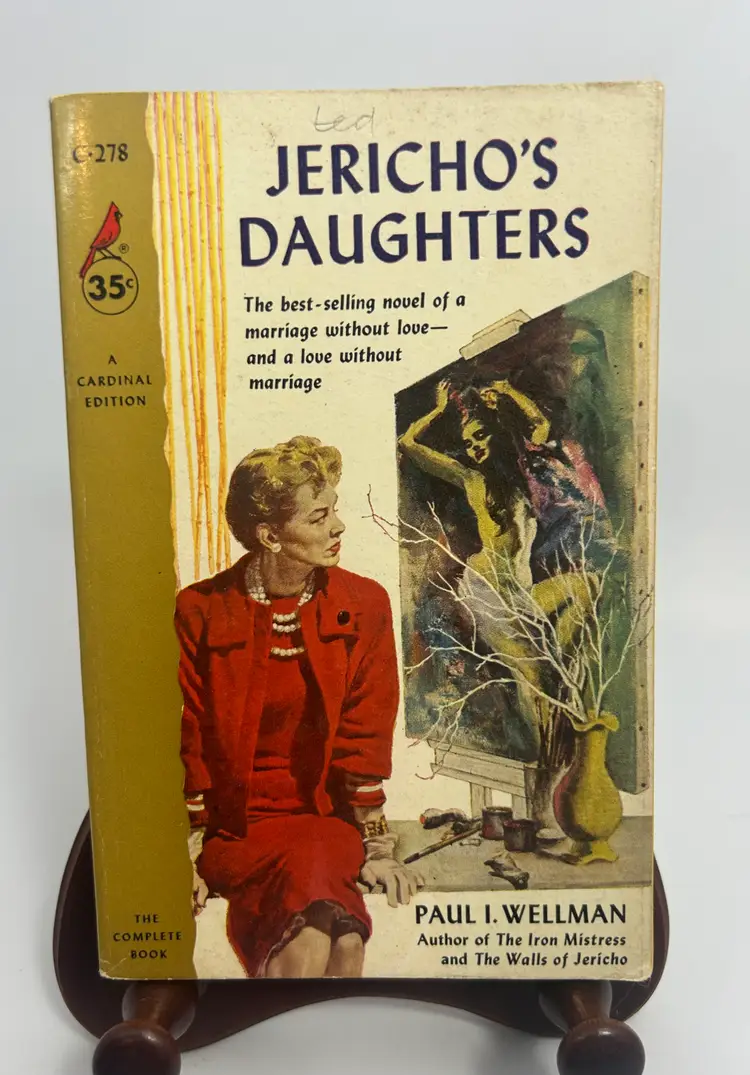Vintage 'Jericho's Daughters' by Paul I. Wellman Pocket Books Paperback Book 1958