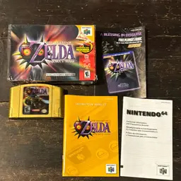 Legend Of Zelda Majora’s Mask Collectors Edition N64 CIB