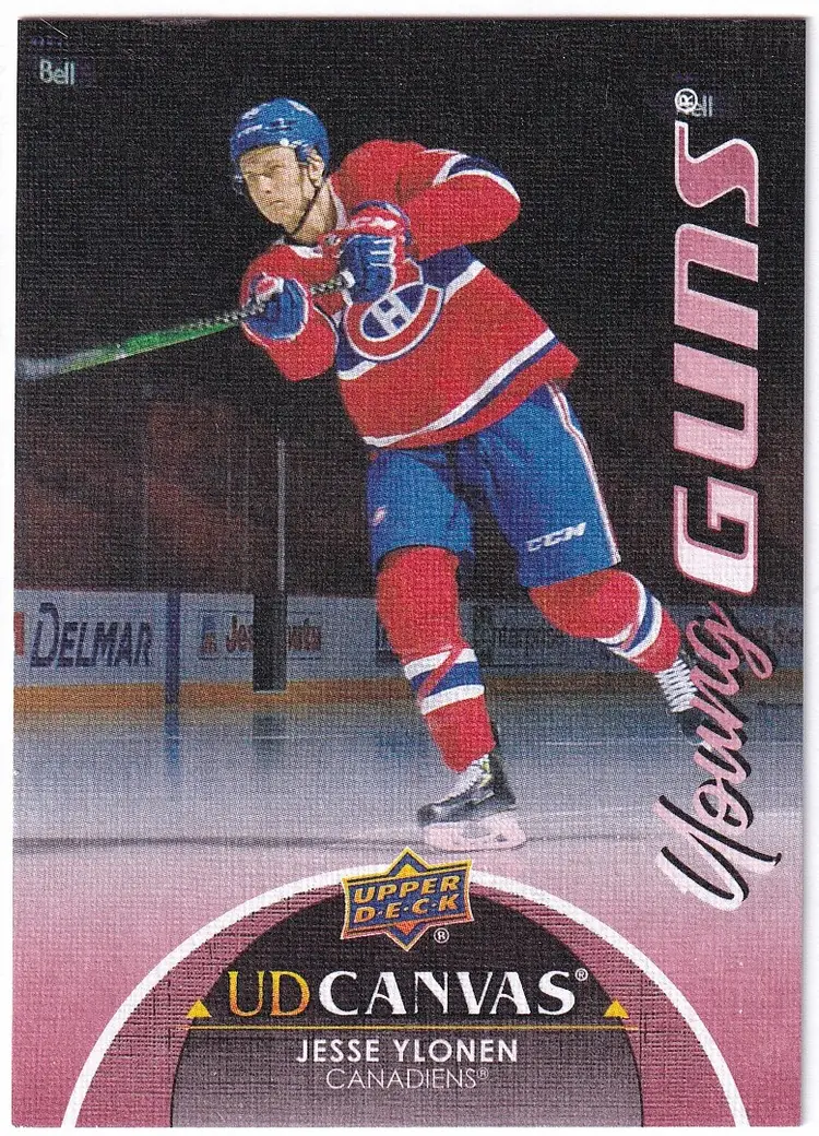 2021-22 Upper Deck YG Canvas #C216 Jesse Ylonen Montreal Canadiens Hockey Card
