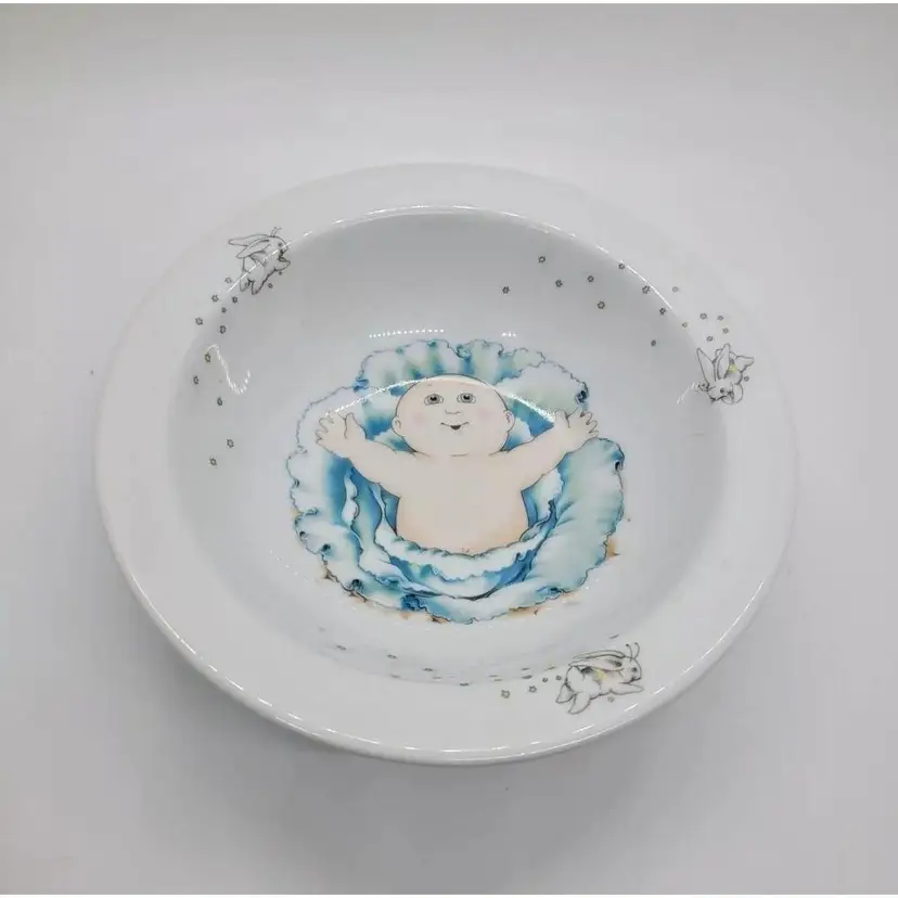 Cabbage Patch Kids Fine Porcelain Bowl (Royal Worcester, 1984) England