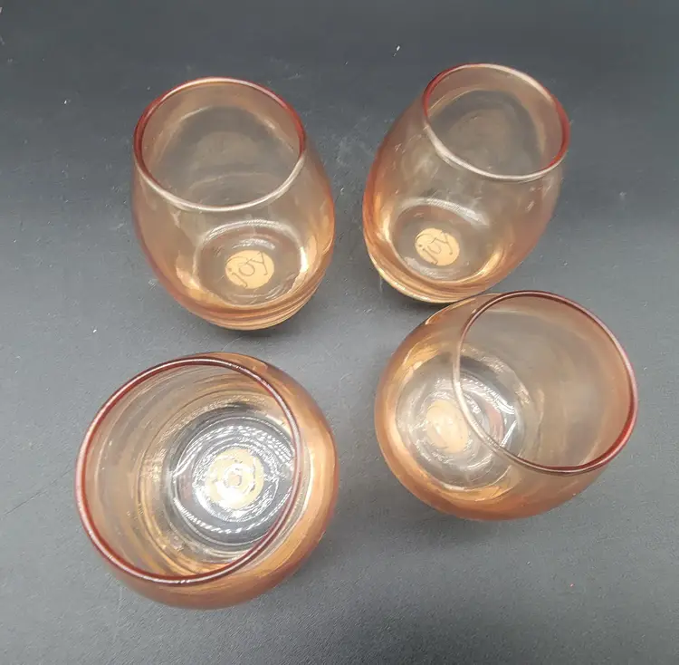 Set Of Four "Joy" Glasses