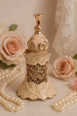 Japara Rose Gold Perfume Bottle with Glass Dauber
