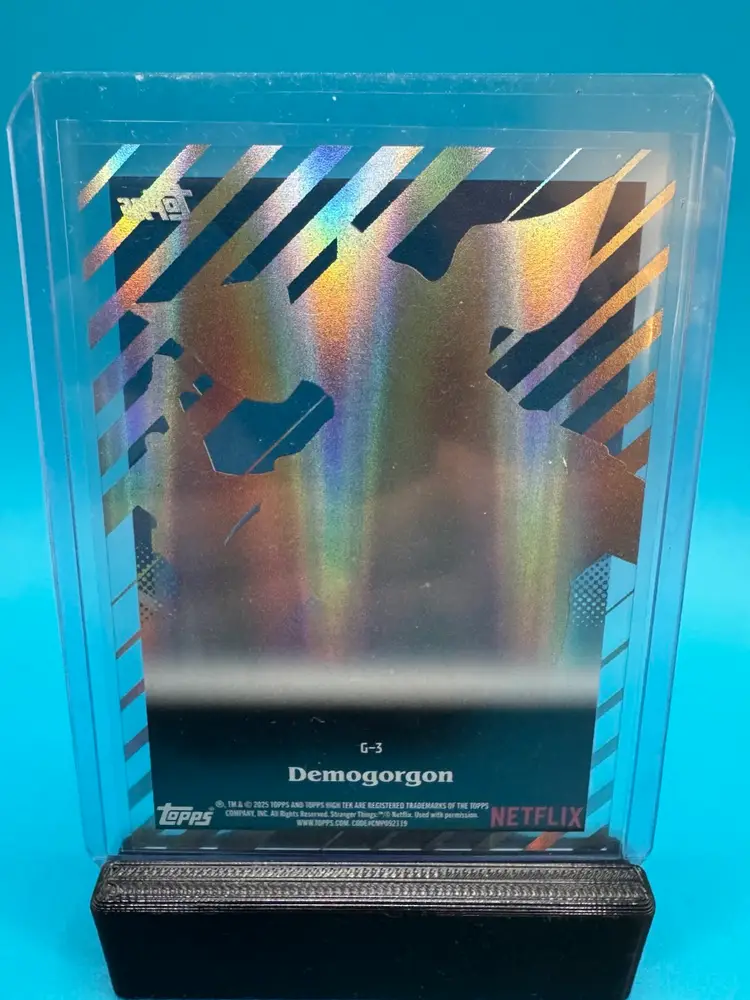 Demogorgon Topps High-Tek Stranger Things Glam SP