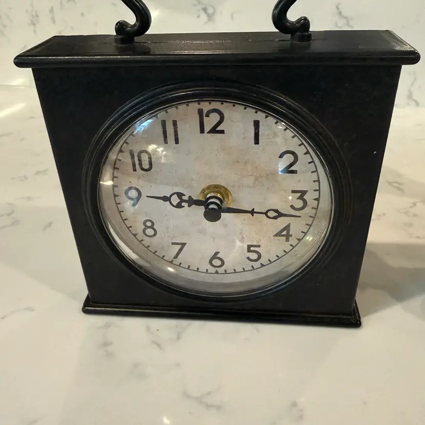 Metal Square Clock