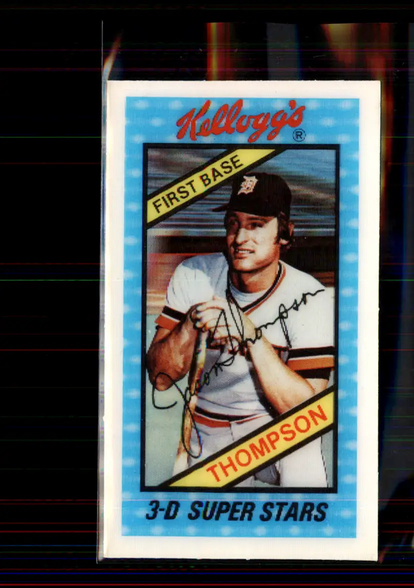 Jason Thompson 1980 Kellogg's 3-D Super Stars #17 - (pk2) - Detroit Tigers