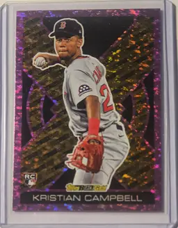 2025 Topps Black Gold Pink Kristian Campbell RC