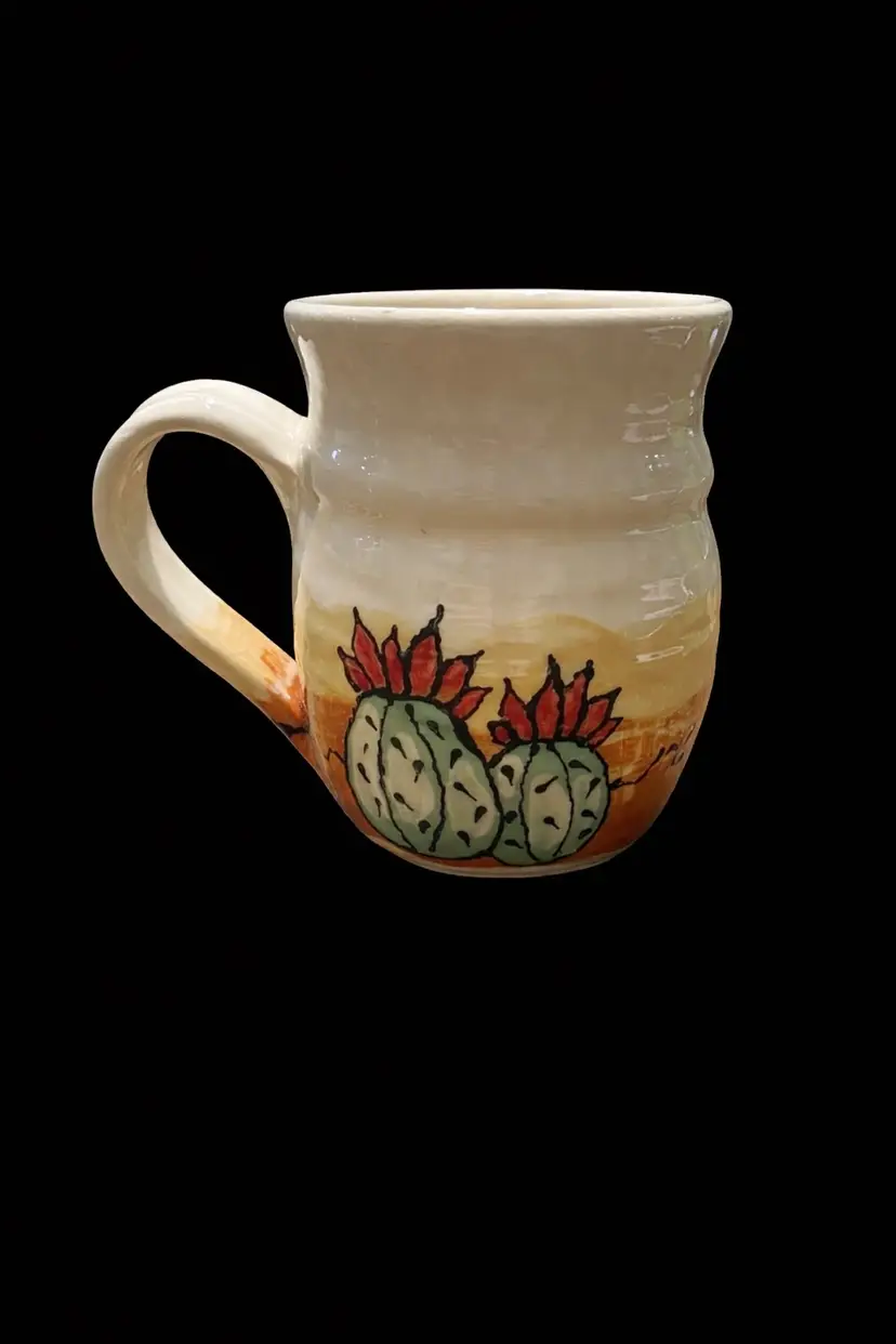 Signed By Artist- Janet Fogel Cottonwood Pottery Mug