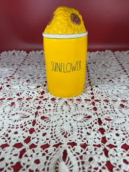 Rae Dunn Sunflower Candle