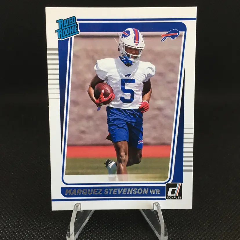Marquez Stevenson 2021 Donruss Rated Rookie (RC) #300 - Buffalo Bills