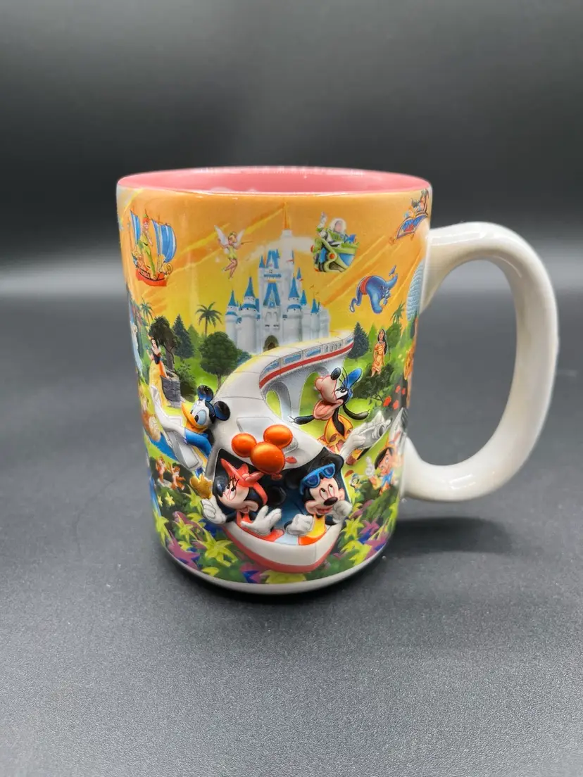 Disney 4 Parks 1 World 3D Relief “Mom”Mug
