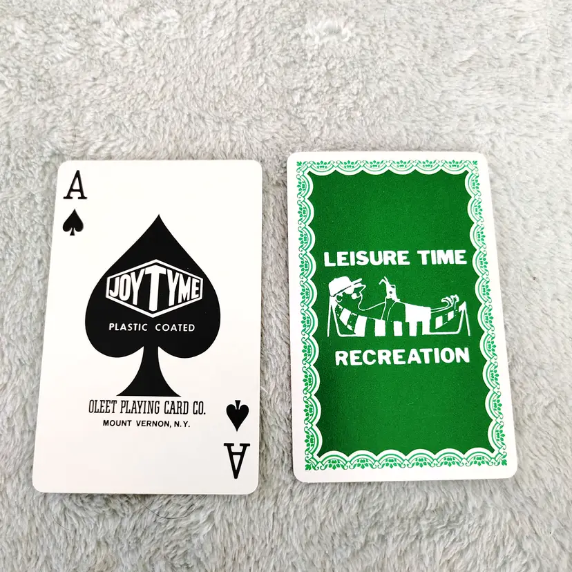 1 Single Swap Card - Playing Card. Leisure Time Recreation. Ace of Spades. Made in NY. Dimension 2.5 x 3.5. Read description.
