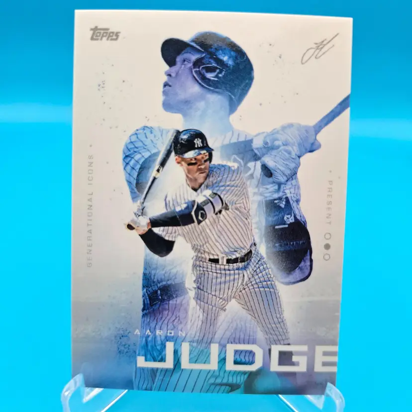 Aaron Judge 2019 Topps X Lindor Generational Icons Baseball Card New York Yankees