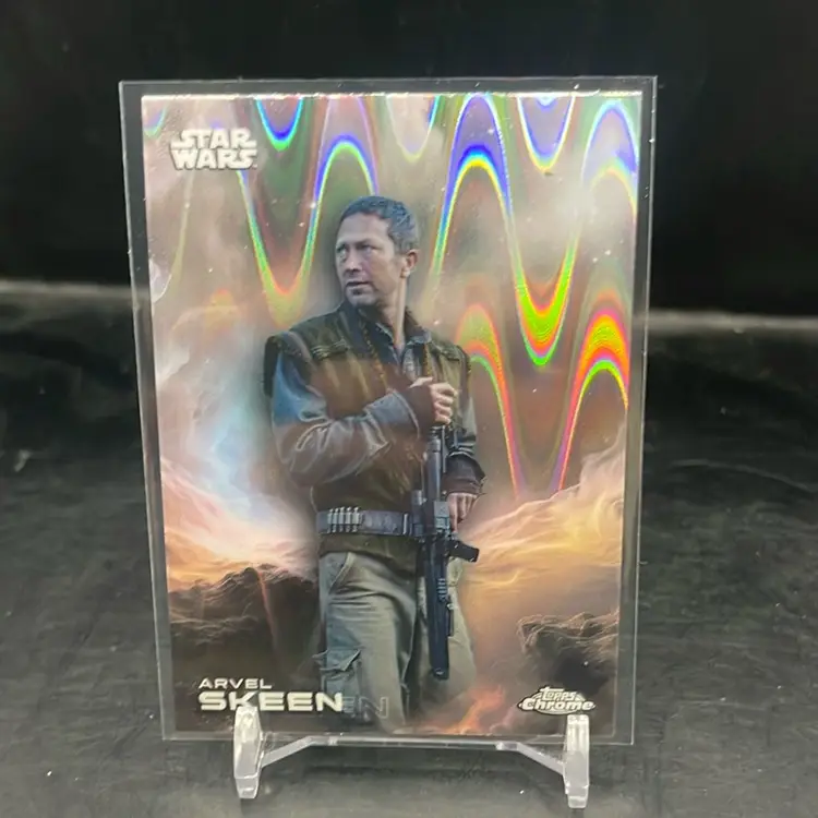 2025 Topps Chrome Star Wars Arbel Skeen Ray Wave Refractor