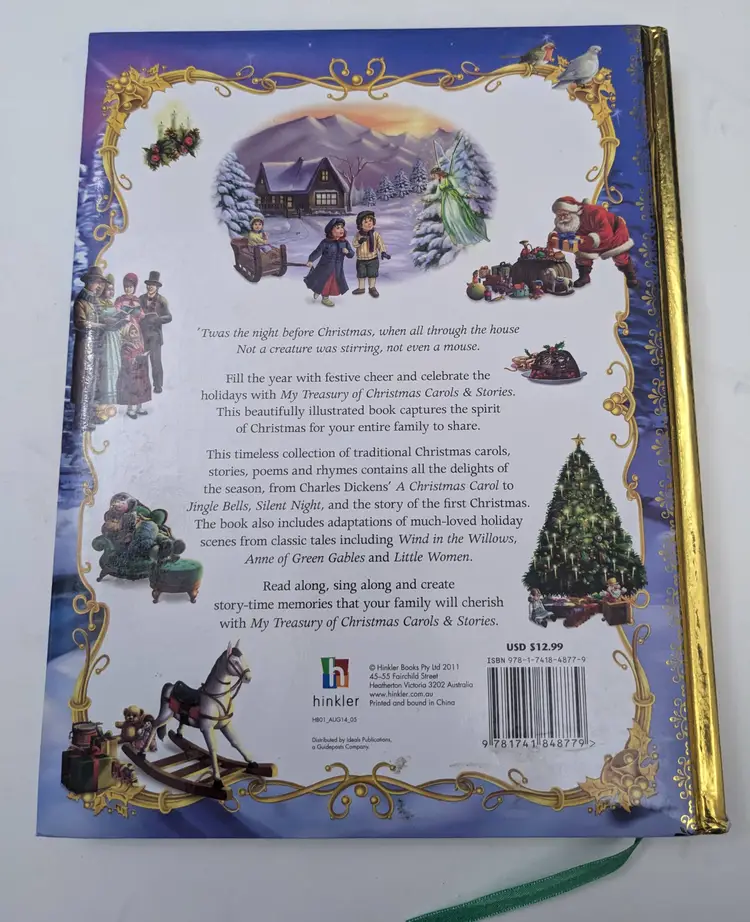 My Treasury of Christmas Carols & Stories (Hardcover)
