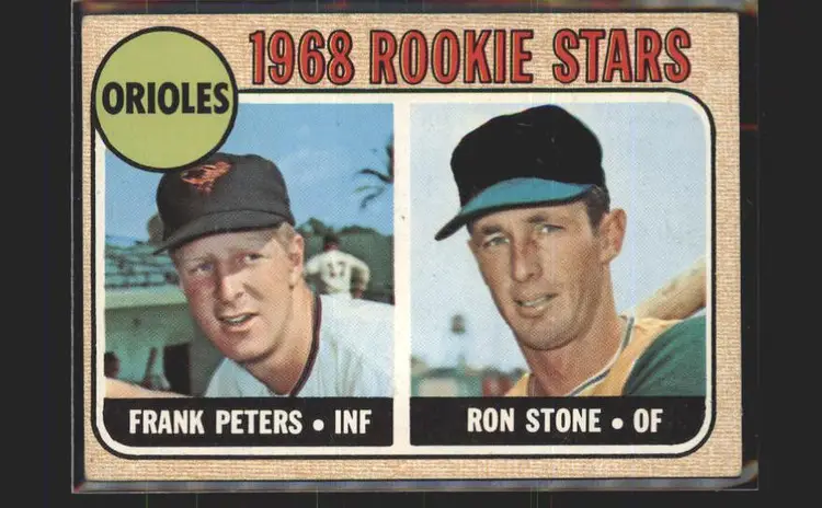Orioles 1968 Rookie Stars (Frank Peters / Ron Stone) 1968 Topps #409 - (140) - Baltimore Orioles 2