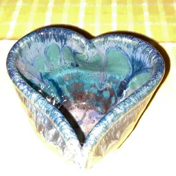 Studio Art Heart Pottery Bowl