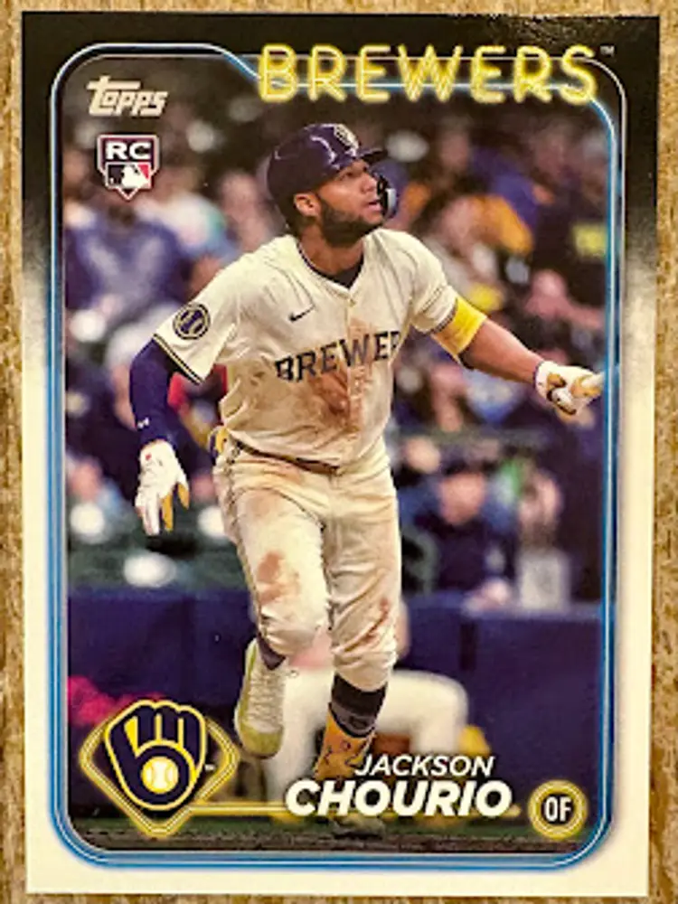 2024 Topps Update Series Jackson Chourio Rookie Card RC Milwaukee Brewers