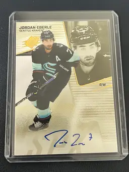 2023-23 Upper Deck Spx Jordan Eberle Autograph Seattle Kraken