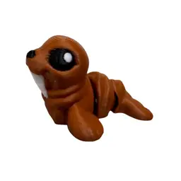 3D Printed Mini Walrus Fidget 1 1/2 X 1 1/3