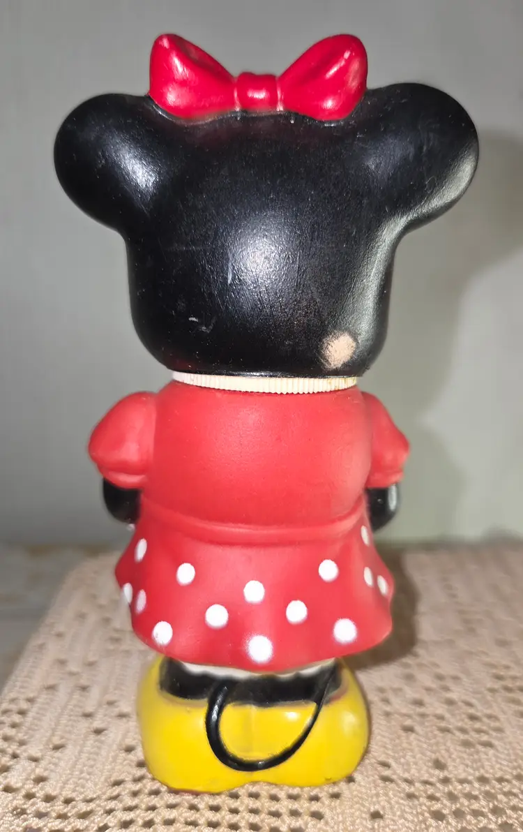 1986 Walt Disney Vintage Tootsie Toy Minnie Mouse