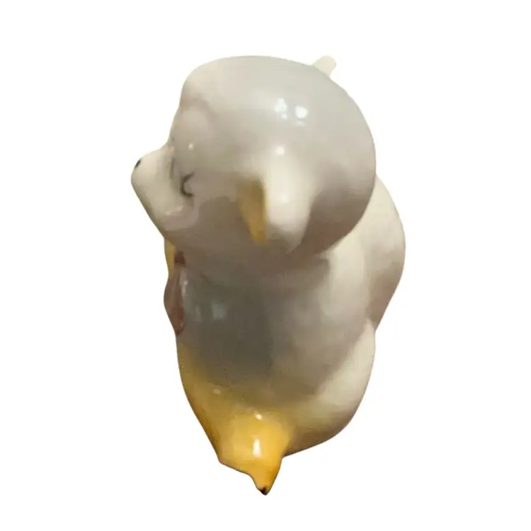 Kitschy - Anthropomorphic 1950’s Shawnee Ceramic Lamb Planter 4” X 5”