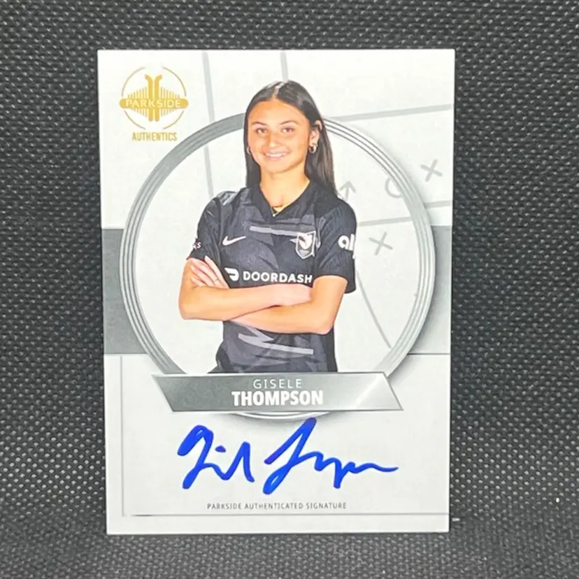 Gisele Thompson Signature Series /399 Autograph 2024 NWSL Parkside Vol 1 Angel City Soccer Card